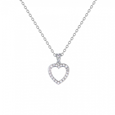 Подвеска Tiffany & Co Platinum Diamond Mini Heart Pendant