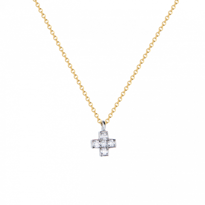 Подвеска Tiffany & Co Diamond Mini Cruciform Cross Pendant