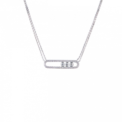 Подвеска Messika Move Classic Pavé necklace Large Model