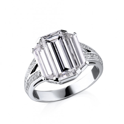 Кольцо No name  с бриллиантом 3,36 ct F/VS1 МГУ