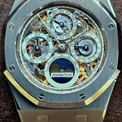 Швейцарские часы Audemars Piguet Royal Oak Perpetual Calendar Openworked