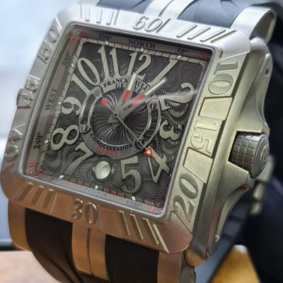 Швейцарские часы Franck Muller Conquistador Cortez Chronograph in Titanium