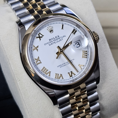 Швейцарские часы Rolex Datejust 36 mm steel and yellow gold
