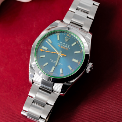 Швейцарские часы Rolex Milgauss Blue Dial 40 мм