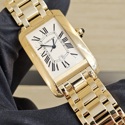 Швейцарские часы Cartier  Tank Americaine Large