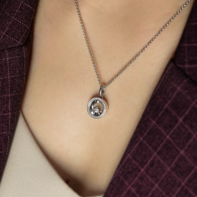 Подвеска Chopard Very White Gold Round Diamond Pendant Подвеска Chopard Very White Gold Round Diamond Pendant