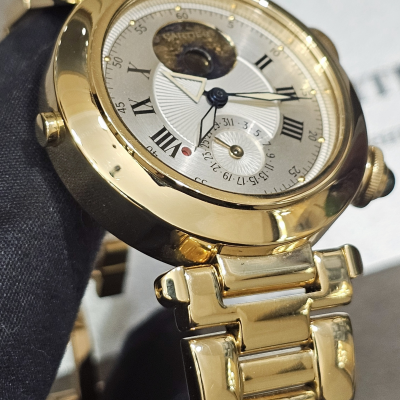 Швейцарские часы Cartier Pasha Alarm Moon