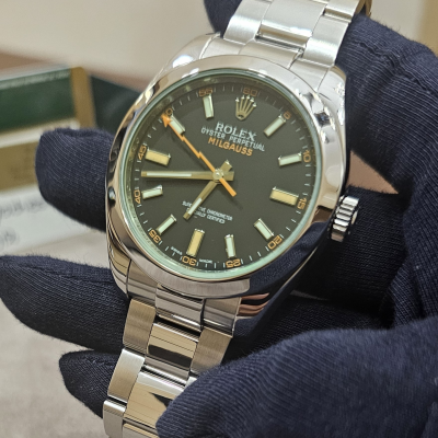 Швейцарские часы Rolex Milgauss 40mm Steel