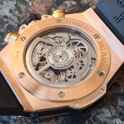 Швейцарские часы Hublot HUBLOT BIG BANG UNICO KING GOLD CERAMIC