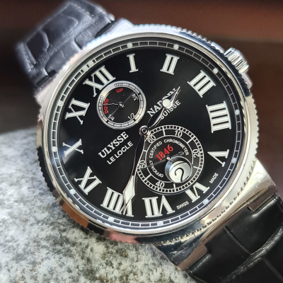 Швейцарские часы Ulysse Nardin Maxi Marine Chronometer 43mm