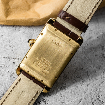 Швейцарские часы Cartier Tank Americaine Yellow Gold