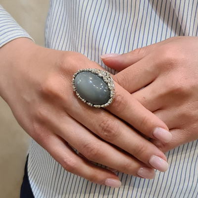Кольцо Yanush Gioielli  с лунным камнем