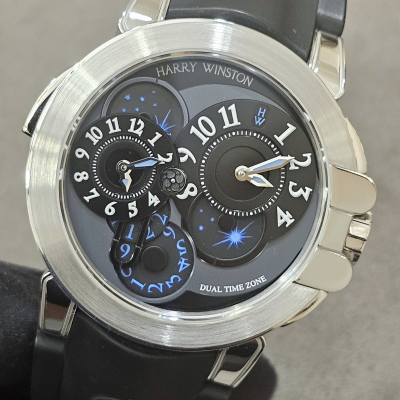 Швейцарские часы Harry Winston Ocean Dual Time