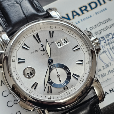 Швейцарские часы Ulysse Nardin Dual Time GMT Big Date