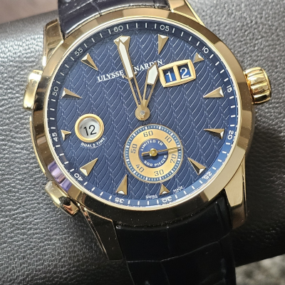 Швейцарские часы Ulysse Nardin Dual Time Big Date 42 mm