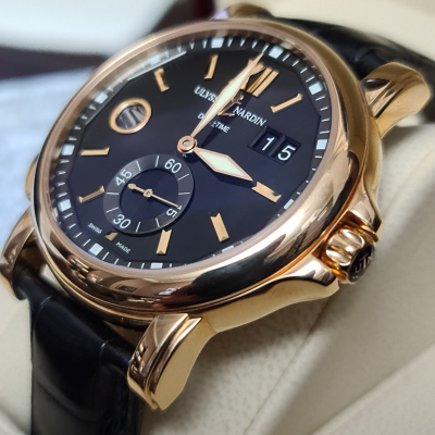 Швейцарские часы Ulysse Nardin Dual Time 42 mm