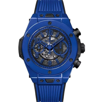 Швейцарские часы Hublot Unico Blue Magic