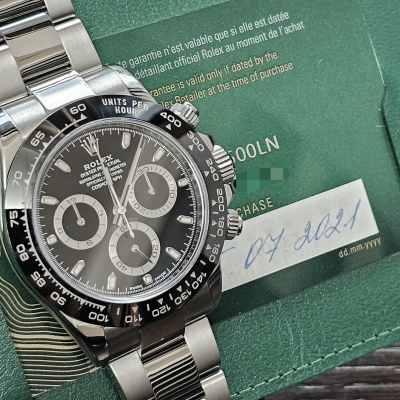 Швейцарские часы Rolex Daytona Cosmograph 40mm Steel