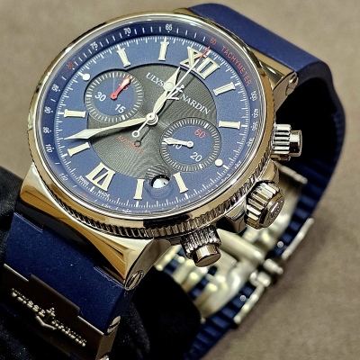 Швейцарские часы Ulysse Nardin Maxi Marine Chronograph