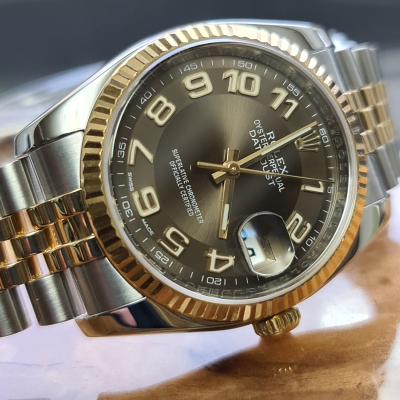 Швейцарские часы Rolex Datejust 36 Brown Dial