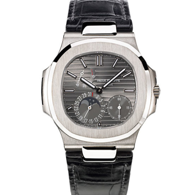 Швейцарские часы Patek Philippe Nautilus 40mm White Gold Grey Dial