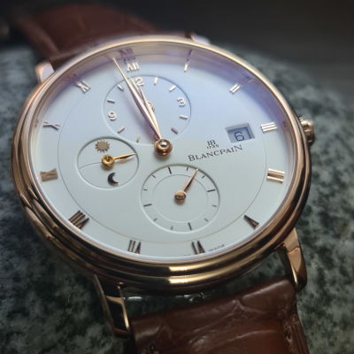 Швейцарские часы Blancpain Villeret Double Time Zone