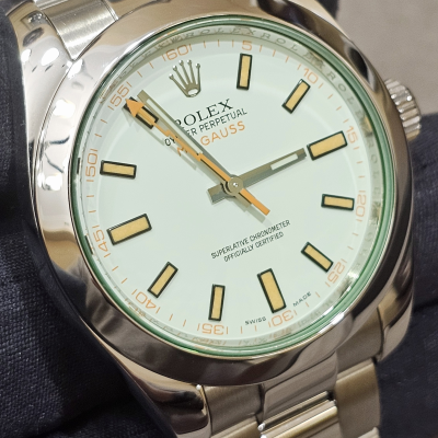 Швейцарские часы Rolex Milgauss 40mm Steel