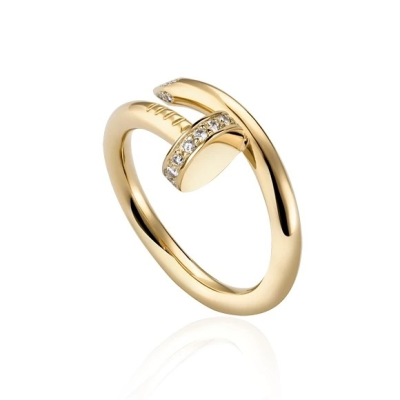 Кольцо Cartier  Juste Un Clou Yellow Gold Diamonds (SIze 53)