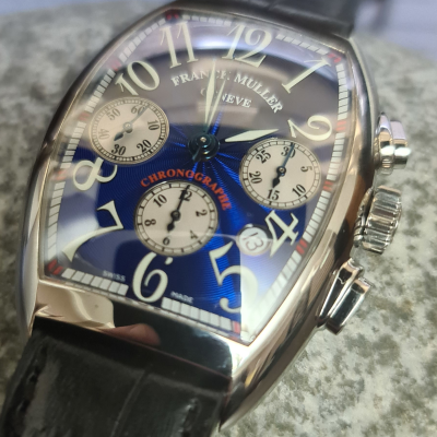 Швейцарские часы Franck Muller Curvex Blue Dial