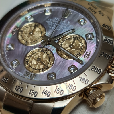 Швейцарские часы Rolex Daytona Cosmograph YellowGold Crystals Diamonds