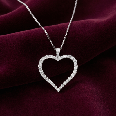 Подвеска Graff "Heart" Pendant Lange Model 2.57 ct
