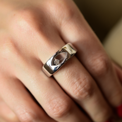 Кольцо Chopard Happy Diamonds RING WHITE GOLD