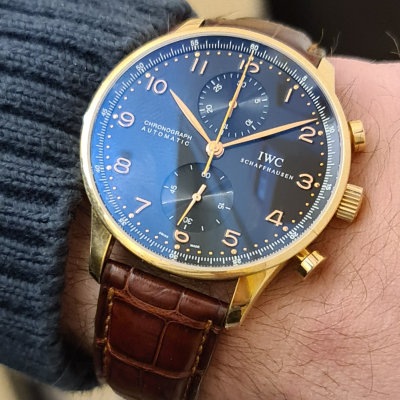 Швейцарские часы IWC Chronograph Rose Gold