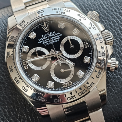 Швейцарские часы Rolex Cosmograph Daytona White Gold