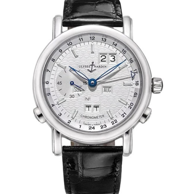 Швейцарские часы Ulysse Nardin GMT Perpetual Platinum limited edition of 500