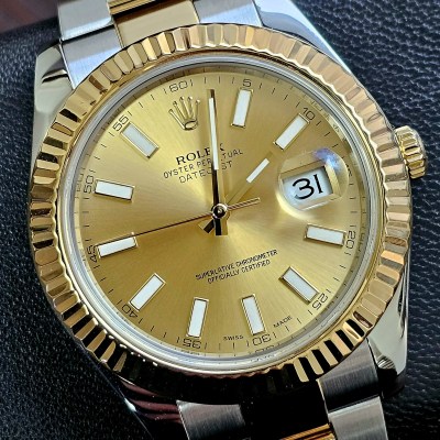 Швейцарские часы Rolex Datejust II Steel and Yellow Gold 41mm