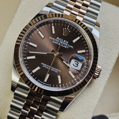 Швейцарские часы Rolex Datejust 36mm Steel and Everose Gold