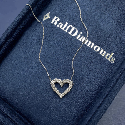 Подвеска Ralfdiamonds Heart с бриллиантами