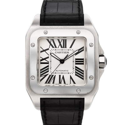 Швейцарские часы Cartier Santos 100