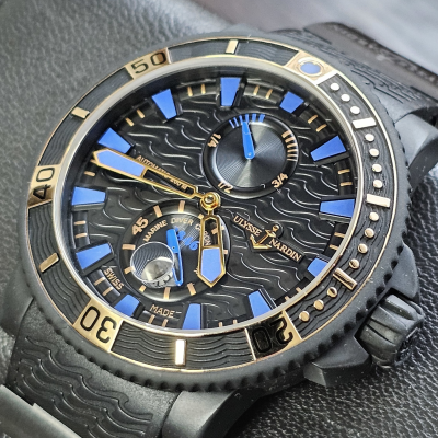 Швейцарские часы Ulysse Nardin Diver Black Sea