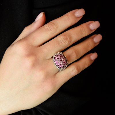 Кольцо Carrera y Carrera Jazmin White Gold & Sapphires