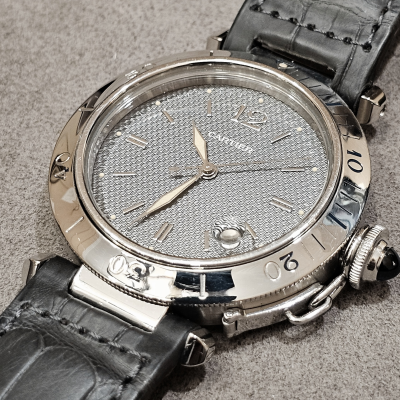 Швейцарские часы Cartier Pasha Gray Dial 38mm