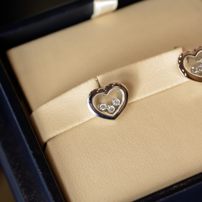 Серьги Chopard Happy Diamonds Icons