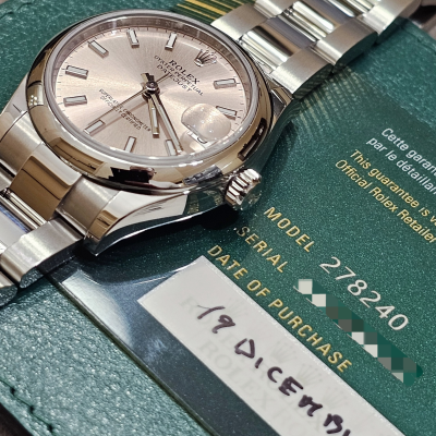 Швейцарские часы Rolex Datejust Datejust 31mm Steel