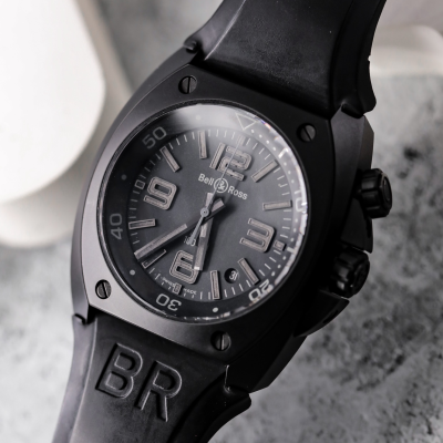 Швейцарские часы Bell & Ross Marine Pro Diver in Black PVD Steel