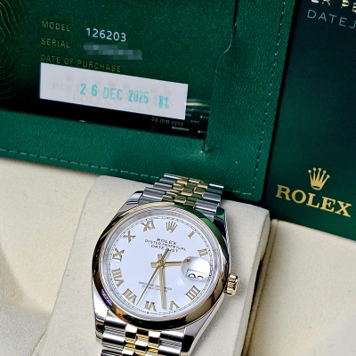 Швейцарские часы Rolex Datejust 36 mm steel and yellow gold