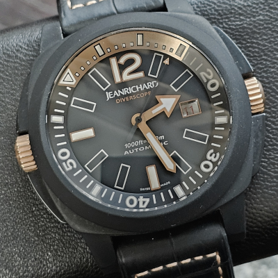 Швейцарские часы Jean Richard Chronoscope Diverscope JR1000 Goldwaters