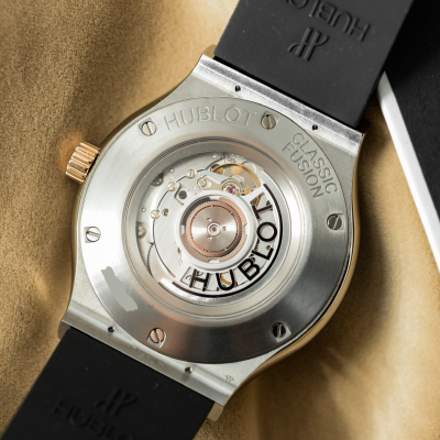 Швейцарские часы Hublot Classic Fusion Titanium King Gold