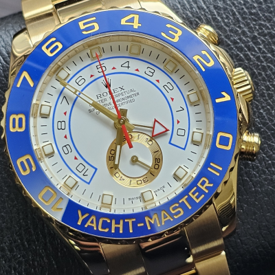 Швейцарские часы Rolex Yacht-Master II Yellow Gold 44mm