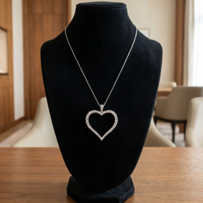 Подвеска Graff "Heart" Pendant Lange Model 2.57 ct